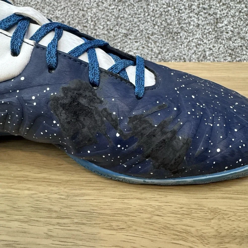 Adidas Shoes Men's Size 12.5 Court X 15.2‎ Collegiate Navy White USA Flag AQ2523